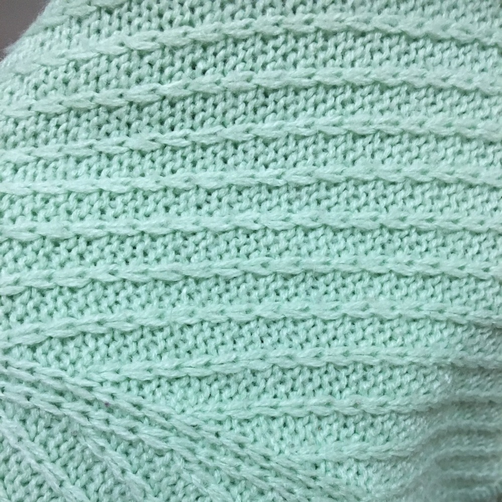 Sea foam/mint sweater